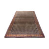 Persian Carpet with Wool Original Hand-Knotted in Kurdistan Herati Brown
