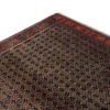 Persian Carpet with Wool Original Hand-Knotted in Kurdistan Herati Brown