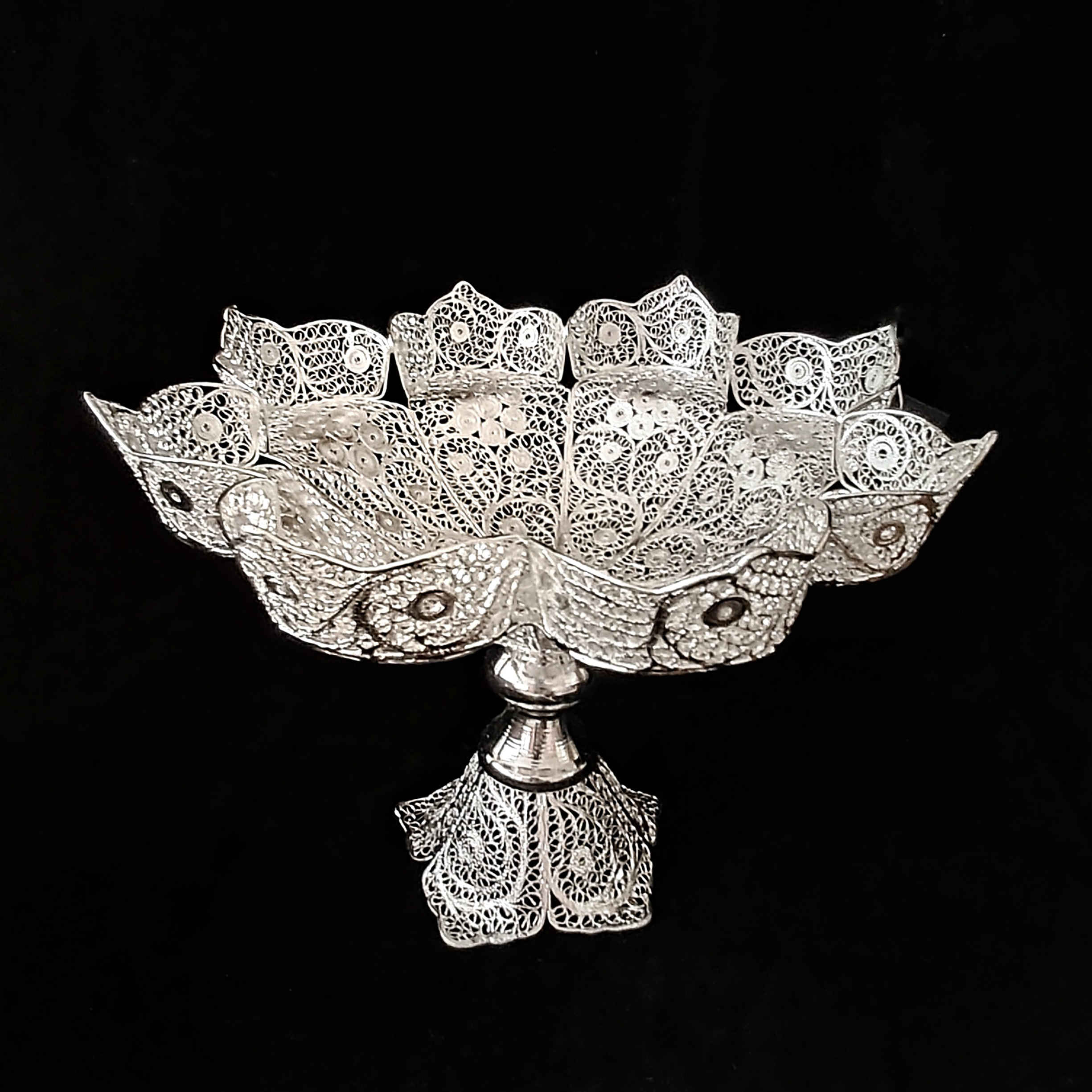 Persian Filigree Decorative Bowl – Handcrafted Decorative Fruit Bowl