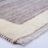 Genuine Persian Gabbeh Wool Rug Handwoven Bordered Brown