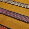 Genuine Persian Wool Kilim Rug Handwoven in Fars Striped Yellow