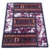 Vintage Persian Hand-Knotted Patchwork Carpet Crimson