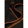Vintage Persian Hand-Knotted Patchwork Carpet Dark Brown