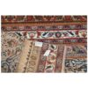 Vintage Persian Hand-Knotted Patchwork Carpet Striped Brown