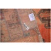 Vintage Persian Hand-Knotted Patchwork Carpet Brick Red