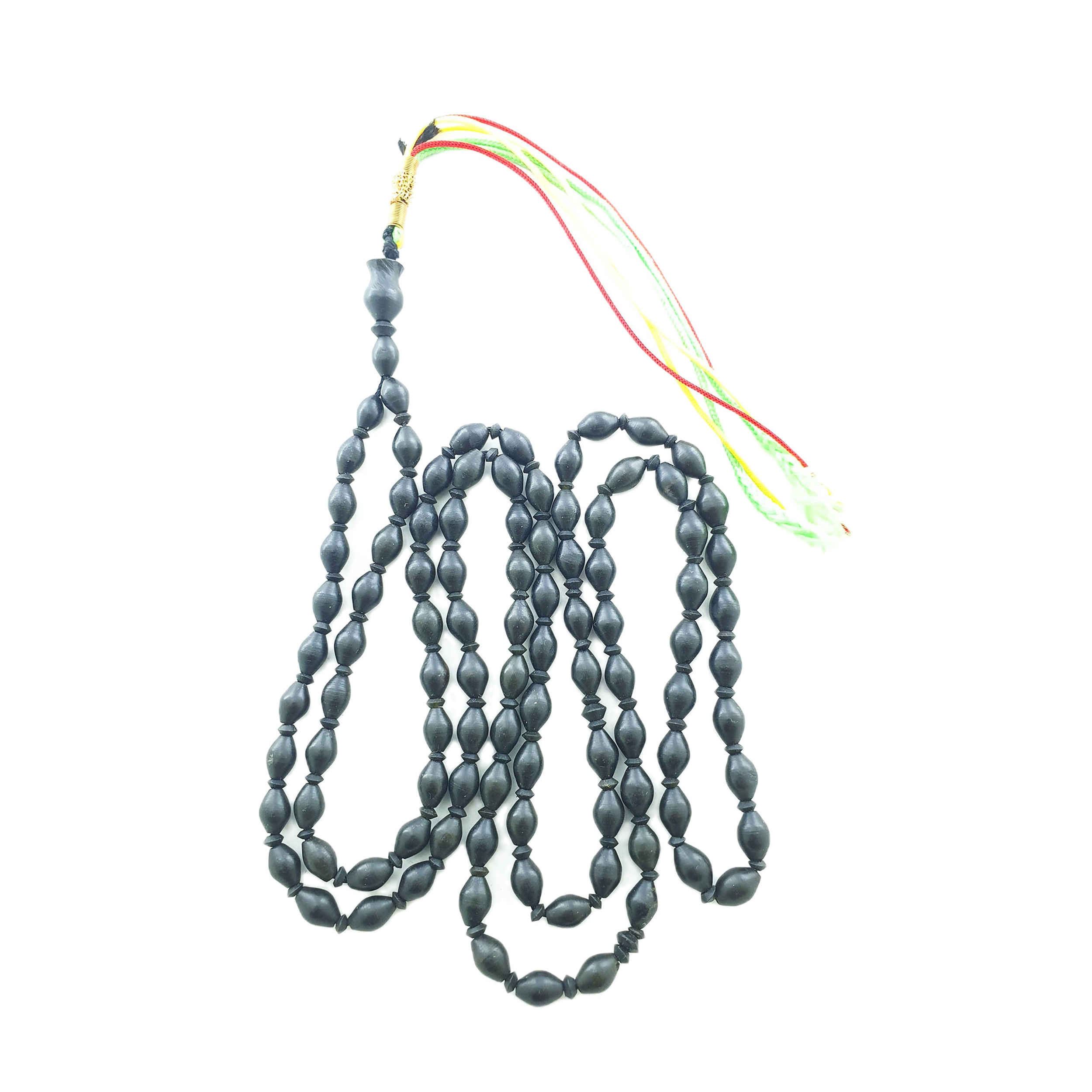 Islamic Afghan Shah Maghsoud Rosary Crafted with 101 Prayer Beads Tasbih Brown