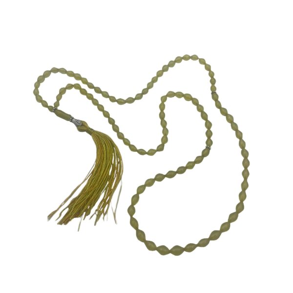 Islamic Afghan Shah Maghsoud Rosary Crafted with 101 Prayer Beads Tasbih Yellow