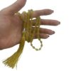Islamic Afghan Shah Maghsoud Rosary Crafted with 101 Prayer Beads Tasbih Yellow