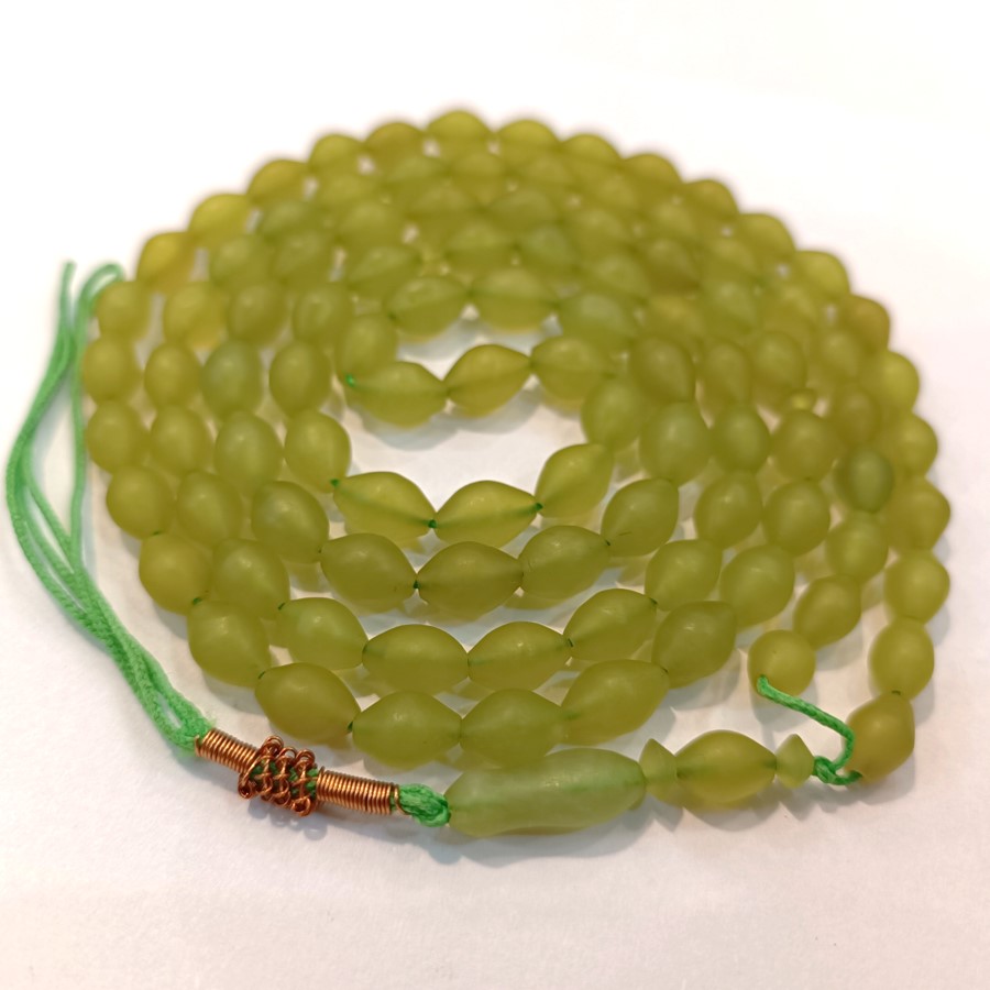 Islamic Afghan Shah Maghsoud Rosary Crafted with 101 Prayer Beads Tasbih Serpentine