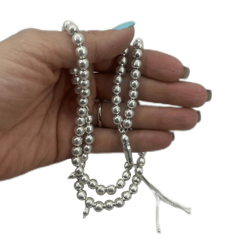 Islamic Silver Rosary with 101 Prayer Beads Tasbih Farhadi