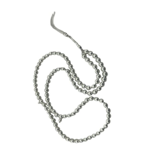 Islamic Silver Rosary with 101 Prayer Beads Tasbih Farhadi