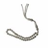 Islamic Silver Rosary with 33 Prayer Beads Tasbih Zahir