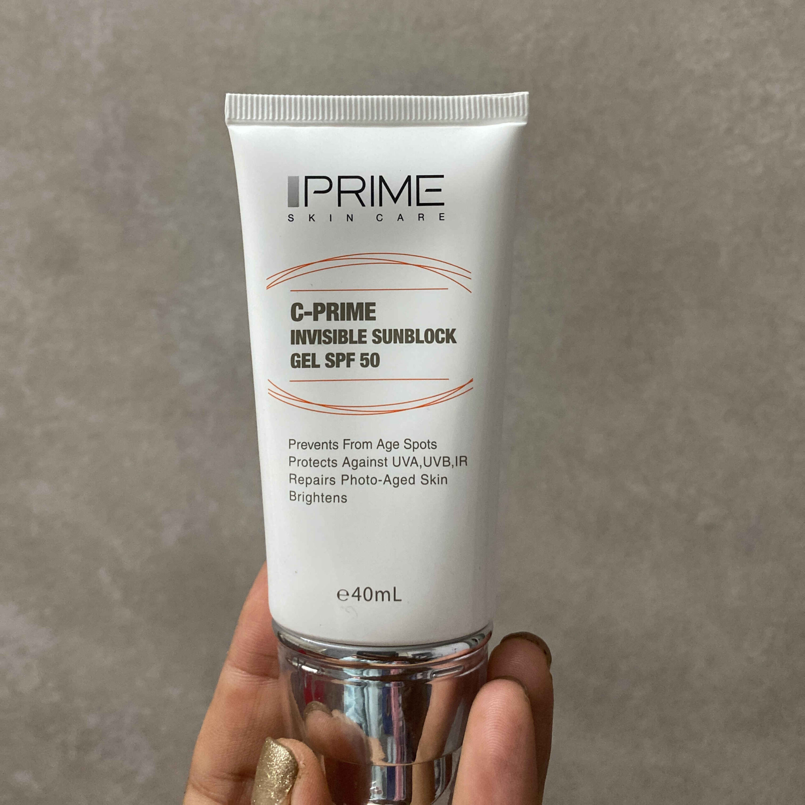 Prime Gel Sunscreen SPF50 Model C-Prime for All Skin Types