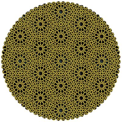Velvet Tablecloth in Sunburst Design for Your Dining Decor