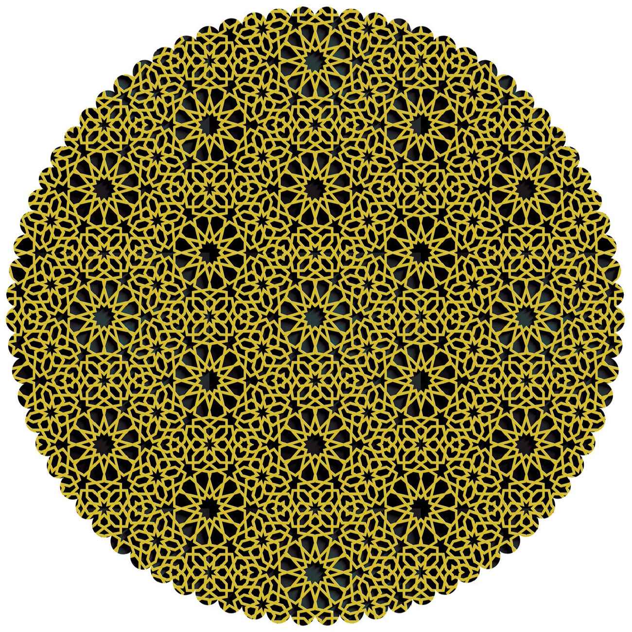 Velvet Tablecloth in Sunburst Design for Your Dining Decor