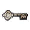 Decorative & Handcrafted Wall Key Holder with Key Design and 4 Hooks