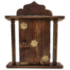 Decorative & Handcrafted Wall Key Holder with Flower Design