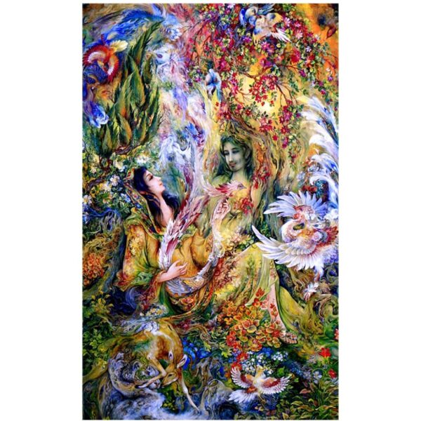 1000-Piece Jigsaw Puzzle: Mahmoud Farshchian Painting – Artistic Masterpiece