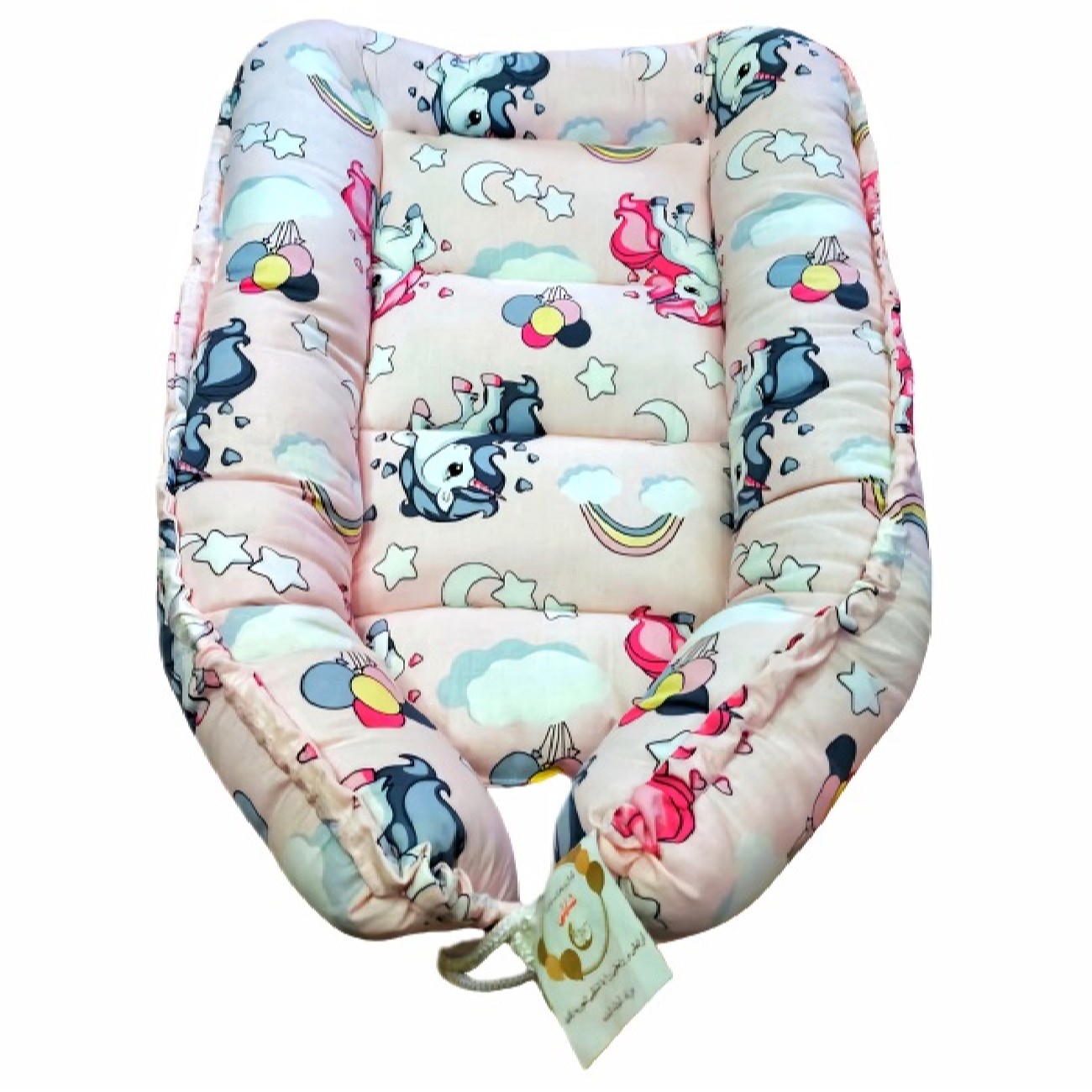 3 Piece Cotton Baby Lounger Set Model Unicorn