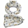 3 Piece Cotton Baby Nest Set with Animal Design
