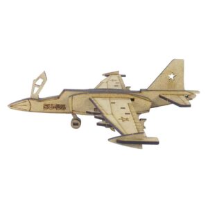 30-Piece 3D Fighter Jet Puzzle in Wood