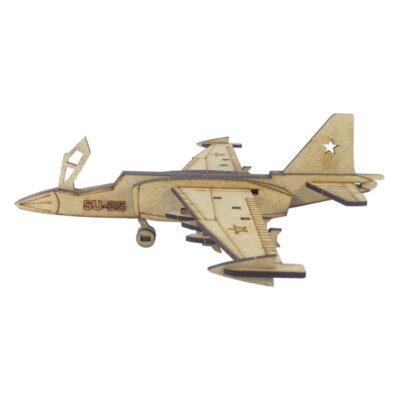 30-Piece Wooden 3D Puzzle Model Kit – Fighter Jet
