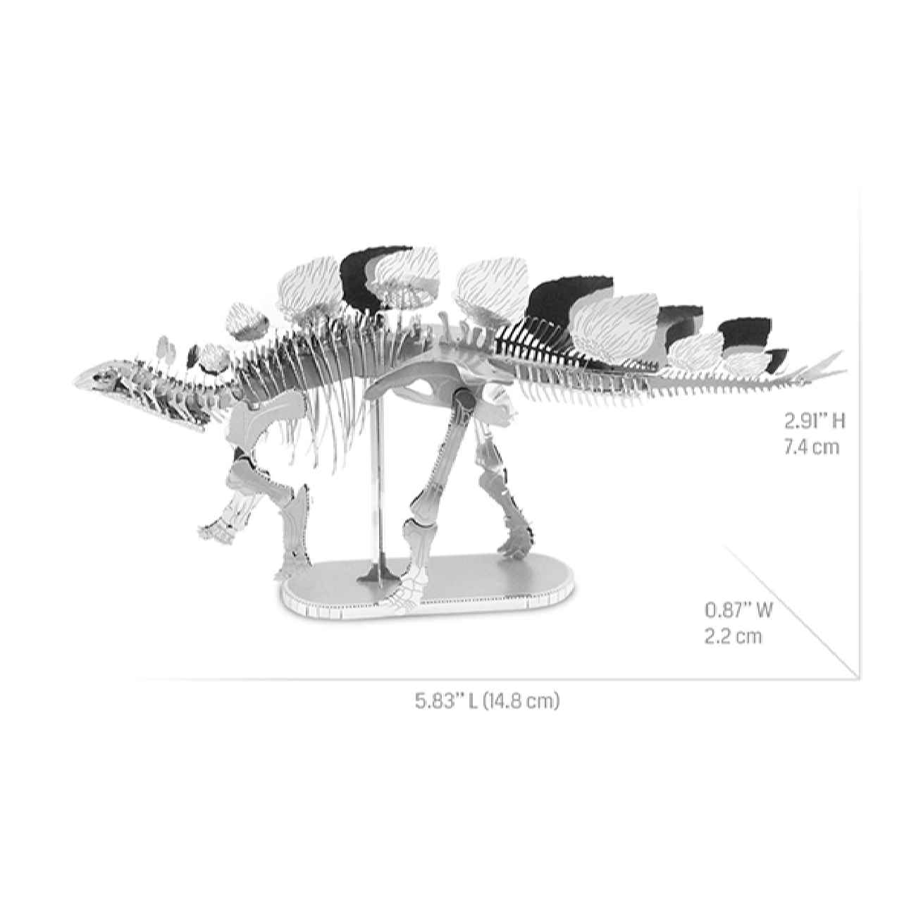 3D Metal Puzzle - Stegosaurus Model Kit