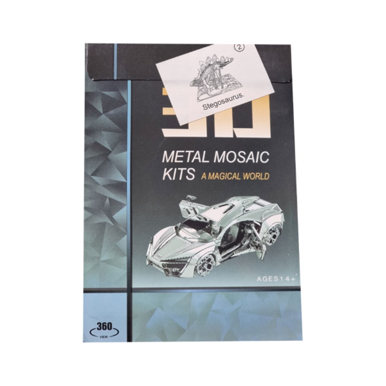 3D Metal Puzzle – Stegosaurus Model Kit