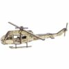 49-Piece Wooden 3D Puzzle Model Kit - Helicopter