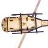49-Piece Wooden 3D Puzzle Model Kit - Helicopter
