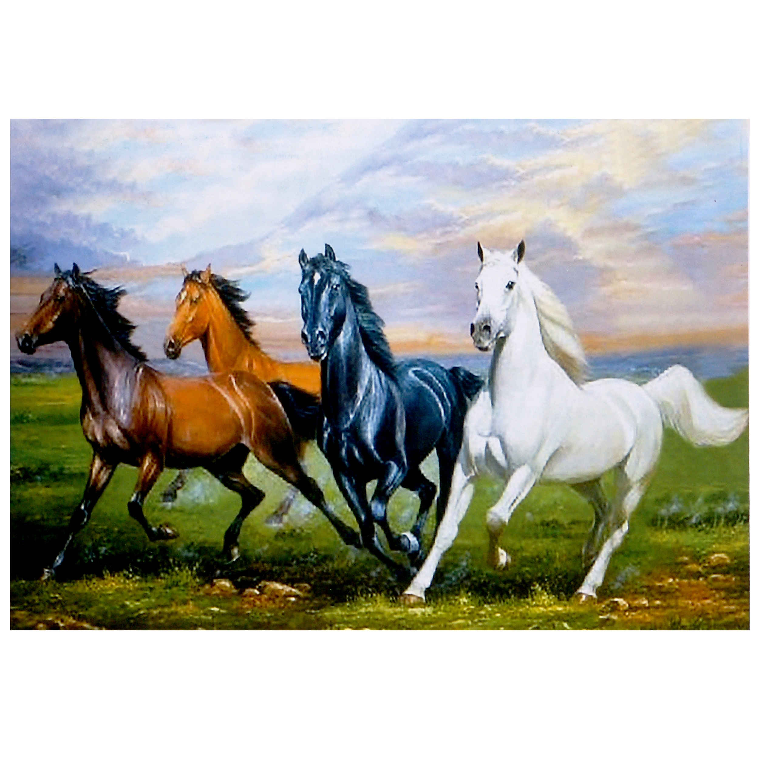 500-Piece Jigsaw Puzzle: Horses – Graceful Equine Imagery
