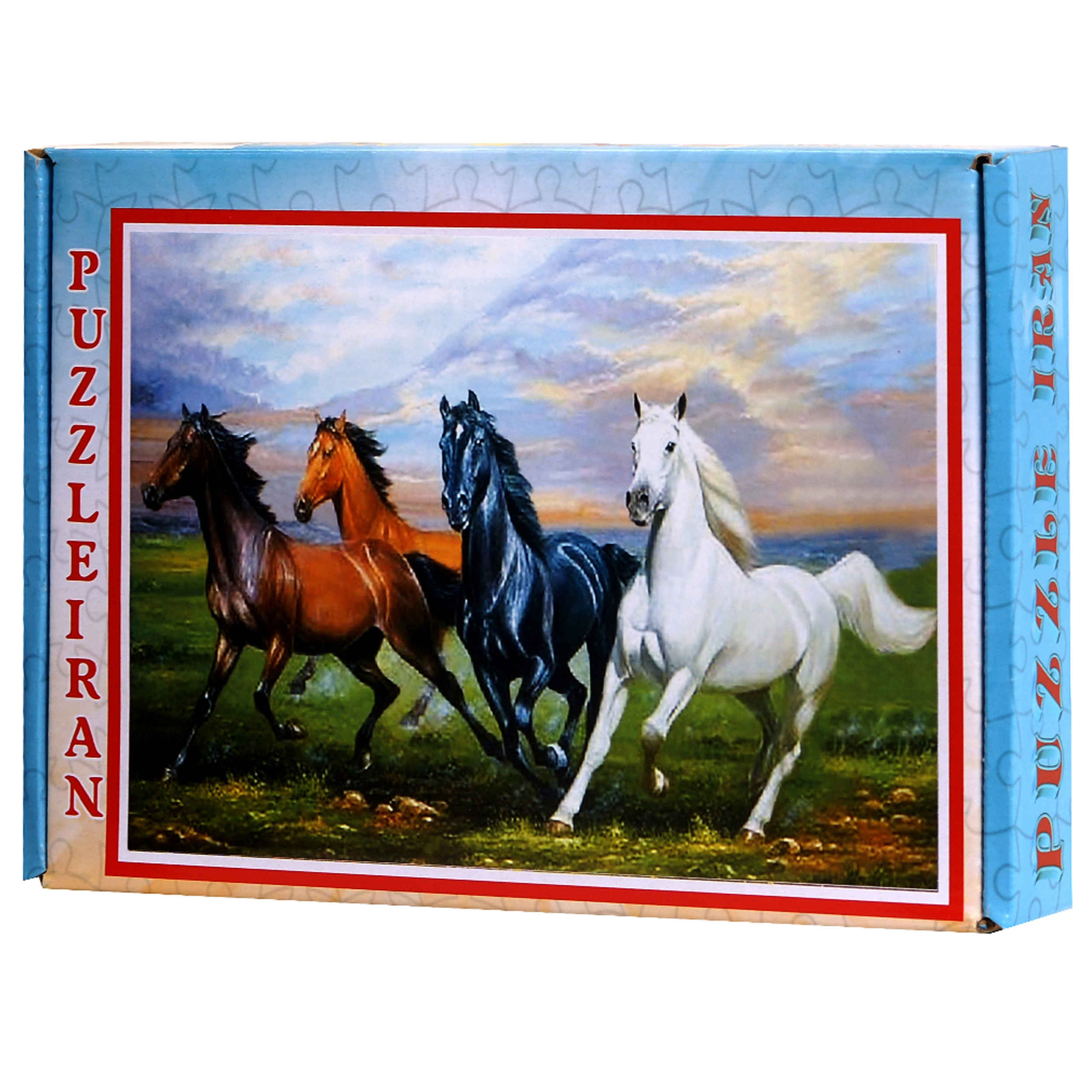 500-Piece Jigsaw Puzzle: Horses – Graceful Equine Imagery