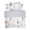 6 Piece Cotton Baby Bedding Set with Little Bunny Design