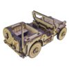 78-Piece Wooden 3D Puzzle Model Kit - Military Jeep