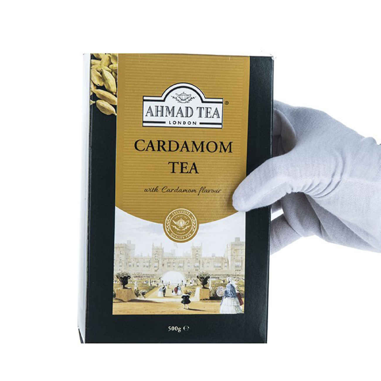 Ahmad Black Tea Loose Leaf with Cardamom – 500 gr