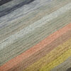 Artisanal Genuine Persian Gabbeh Wool Rug Handwoven Striped