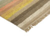 Artisanal Genuine Persian Gabbeh Wool Rug Handwoven Striped