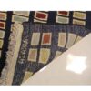 Genuine Persian Gabbeh Wool Rug Handwoven in Fars Geometric Black