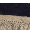 Genuine Persian Gabbeh Wool Rug Handwoven in Fars Geometric Black
