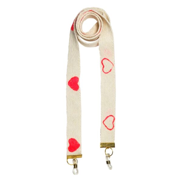 Artistic Glasses Strap – Painted Heart Design