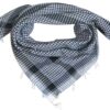 Arabic Authentic Keffiyeh Shemagh Scarf - Cotton Checkered