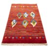 Authentic Persian Gabbeh Wool Rug Handwoven in Fars Geometric