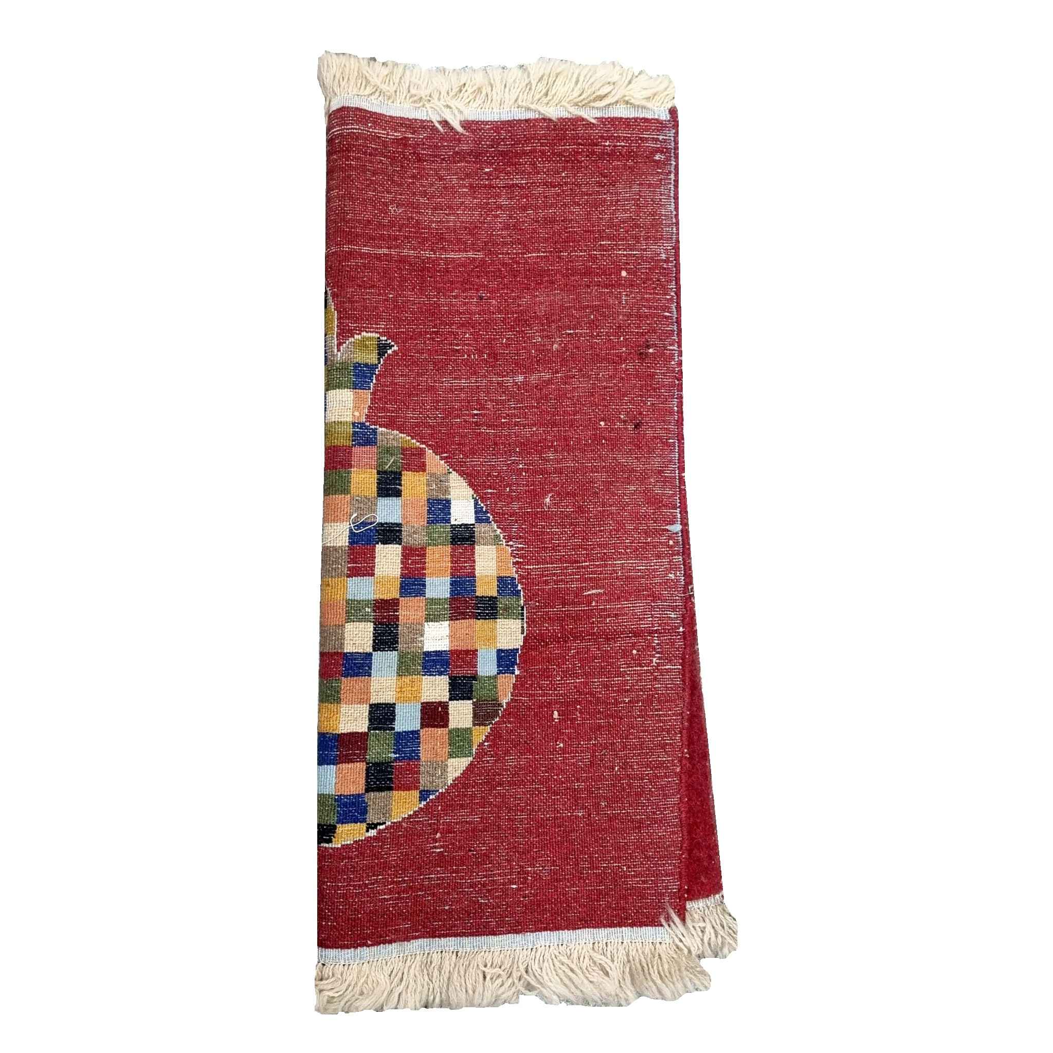 Authentic Genuine Persian Gabbeh Wool Rug Handwoven in Golestan