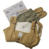 Girl's Pinafore Overall Dress Set with a Mini Rabbit Design Bag