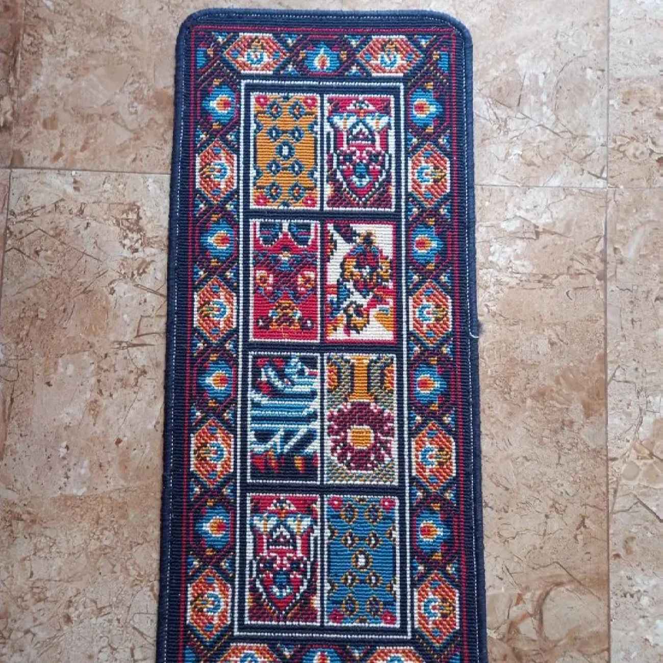 Carpet Stair Tread Indoor – Non-Slip Persian Inspired, 5 Pcs