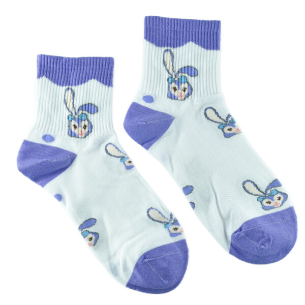 Cotton Socks for Women with Rabbit Design