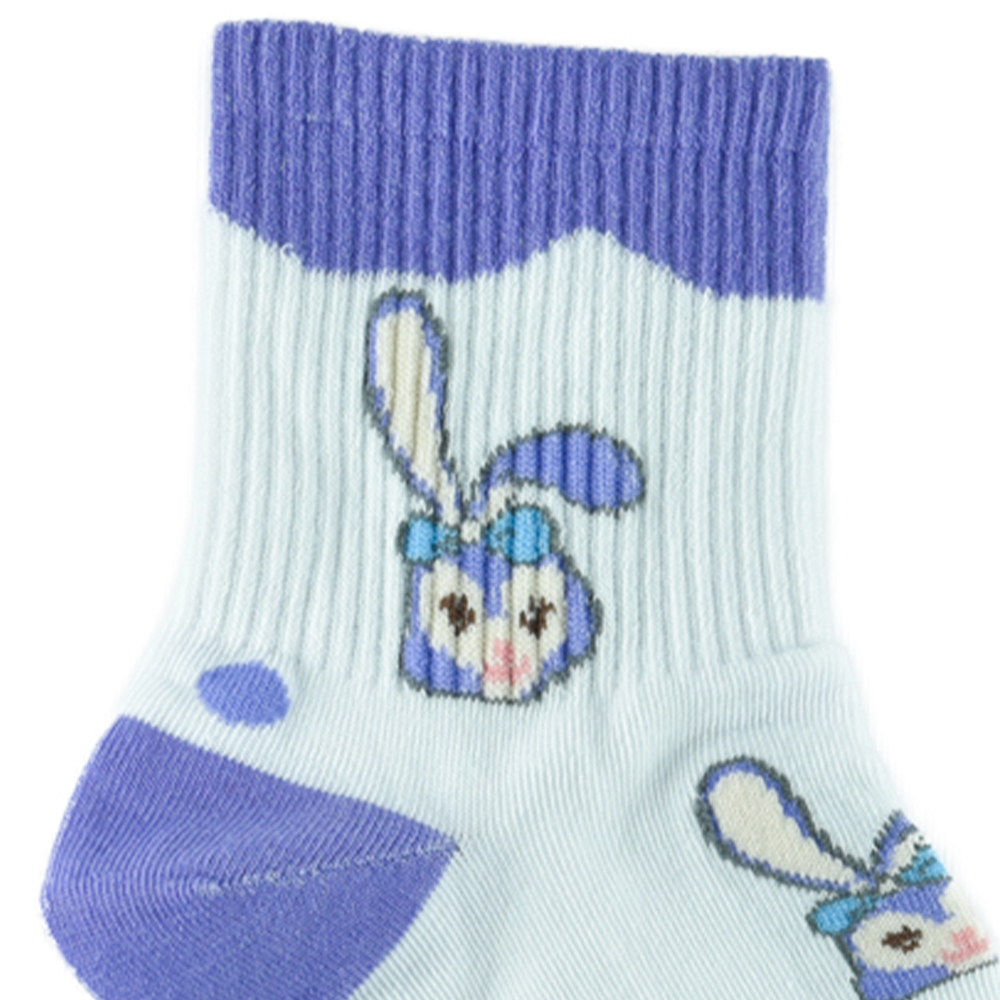 Cotton Socks for Women with Rabbit Design