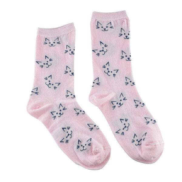 Cotton Socks for Women Cat Model