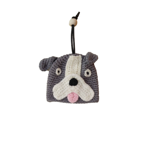 Handmade Crochet Keychain - Dog Animal Shape