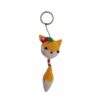 Handmade Crochet Keychain - Fox Animal Shape